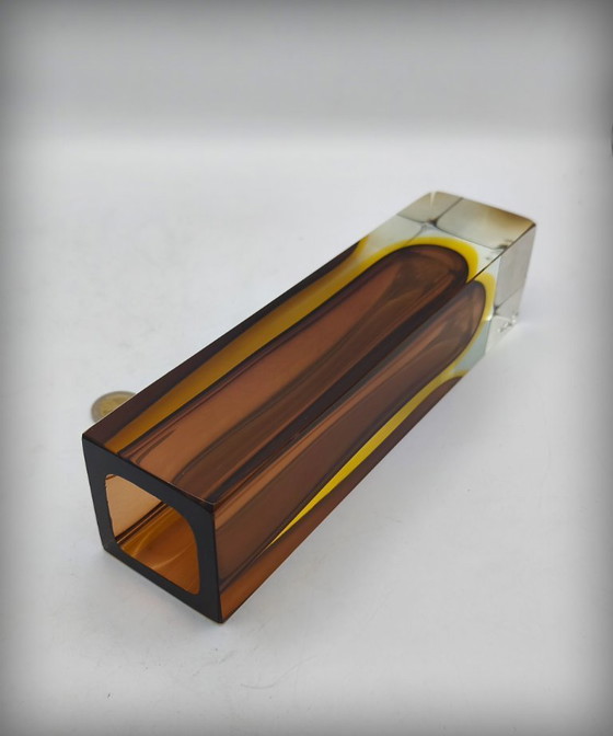 Image 1 of XXL Sommerso Vase By Flavio Poli, Murano, Italy, 1950s