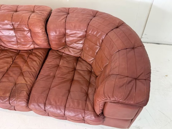 Image 1 of De Sede DS 11 Leather Sofa Couch Desede Armchair Design Modular Elements