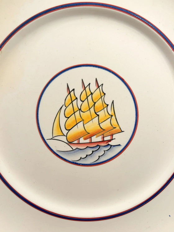 Porcelain Plate by Gio Ponti for Richard Ginori Velesca 1920s – Decorative Objects (photo 2 of 8)
