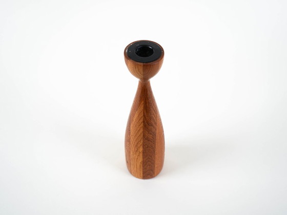 Image 1 of Teakhouten kandelaar, Deens ontwerp, jaren 70, vervaardigd door BoConcept.