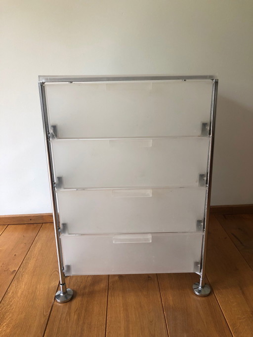Kartell Mobil Meuble à 4 tiroirs avec pieds