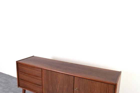 Image 1 of Mid-Century Polish Walnut Sideboard, 1960s.