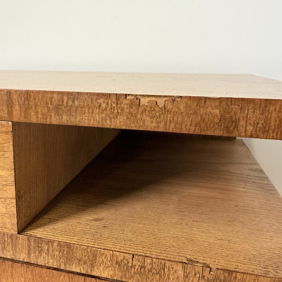 Set van Twee Art Deco Nachtkastjes, Streamline Design, Jaren '50 – Wood (photo 14 of 15)