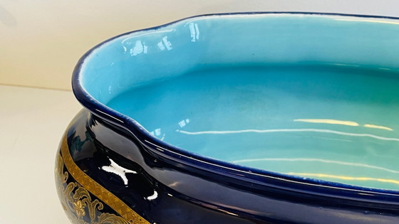 Image 1 of Vaso per piante in ceramica, Sarreguemines, Francia