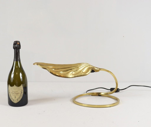 Lampe de table sculpturale/lampe de table de Tommaso Barbi pour Bottega Gadda, Italie, années 1970