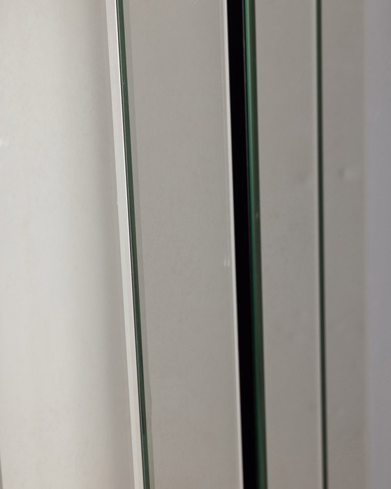 Image 1 of Coppia di appendiabiti da parete con specchi vintage del design italiano degli anni '70