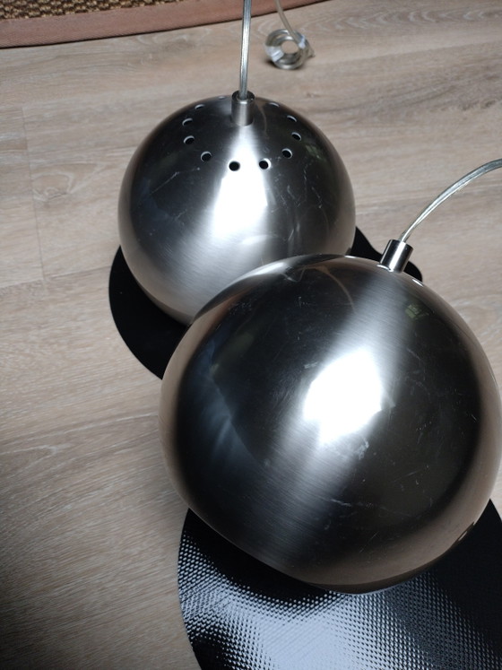 Meerdere Retro Lampen – Hanglampen, polished steel, Aluminium (photo 4 of 5)