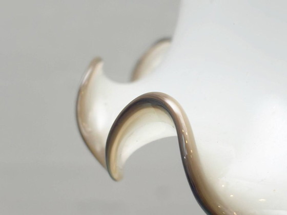 Image 1 of Table lamp with wavy glass shade, Murano glass, Italy, 1920s