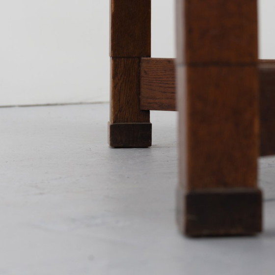 Verlengbare Art Deco Eettafel 30's – Wood (photo 15 of 17)