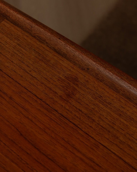 Image 1 of Danish teak coffee table by Grete Jalk with slatted frame, 1960s