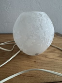 IKEA Knubbig retrolamp wit glas 18cm