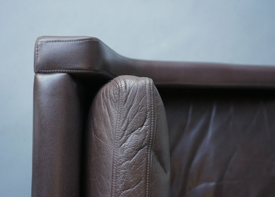 Image 1 of Zwei dänische Ledersessel von Georg Thams, Dänemark, 1960er Jahre