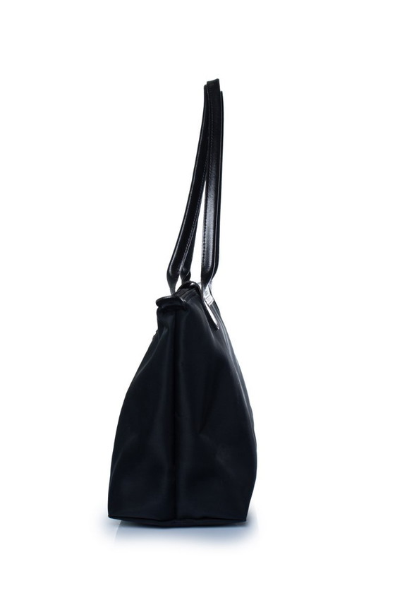 Longchamp, mini borsa tote Depose nera – Borse tote, Calfskin, Nylon (photo 5 of 10)