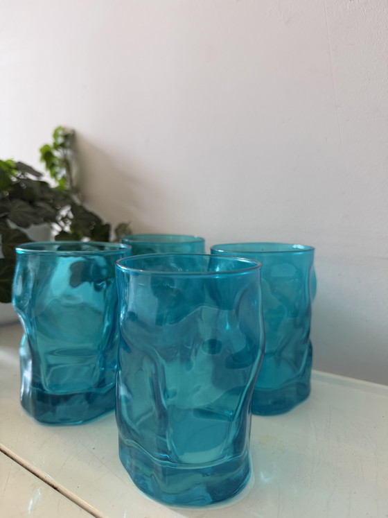Image 1 of Bormioli Rocca Azur vidrio azul italiano