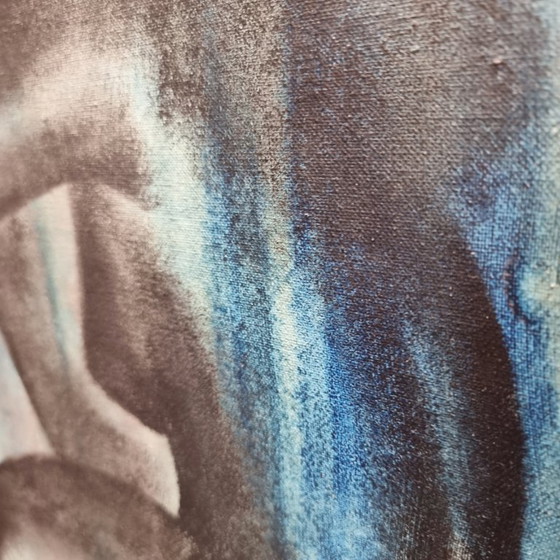 Image 1 of Vintage schilderij met naakte dame