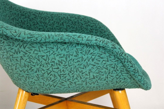 Armchairs by Miroslav Navratil for Tatra Nábytok, 1960s, Set of 2 – Textile, Wood (photo 15 of 22)