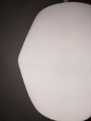 1 x Lampada a sospensione Philips Opaline anni '50, altezza 30 cm