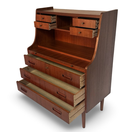 Image 1 of Gunnar Nielsen Tibergaard - Secretary / Dressoir - 1960’s - Teak - Danish design, marked and complete