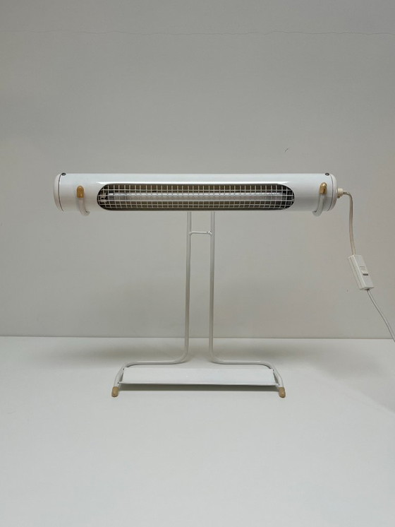 Image 1 of Zeldzame witte, vintage burealamp / pianolamp Tubo van WOJA
