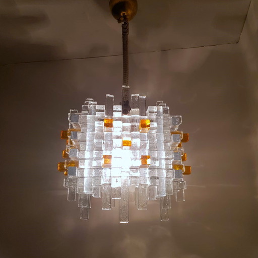 Poliarte Chandelier by Albano Poli, Italy, 1960s