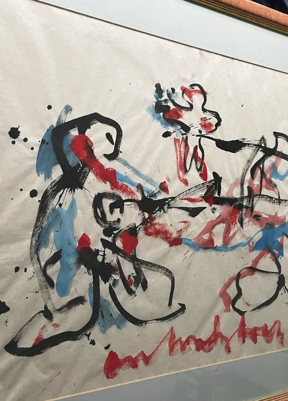 Anton Heyboer (1924-2005) - Combative – Paintings & Drawings, Paper (photo 5 of 7)