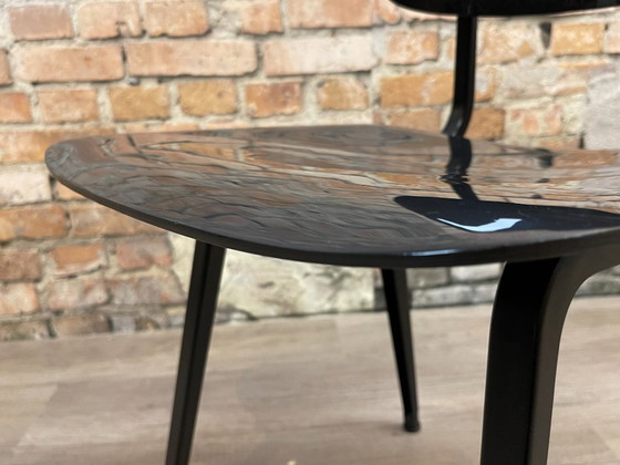 Ahrend Revolt, Black plastic | Friso Kramer, Dining chairs, Metal, Wood, Modern (photo 11 of 15)