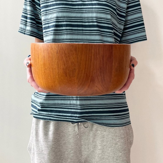 Ciotola XXL in Teak Mid Century Nissen Bowl Anni '60 Vintage Scandi – Ciotole, Wood (photo 6 of 22)