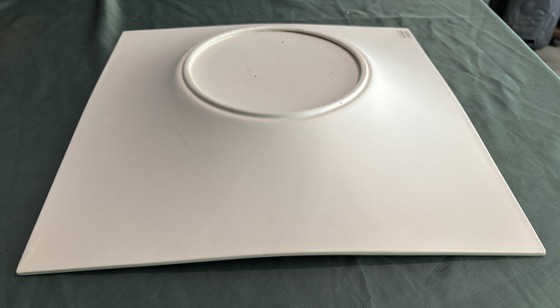 Witte Schaal Square & Circle, Design Florian Aberle – Decoratieve objecten, Ceramic (photo 3 of 5)