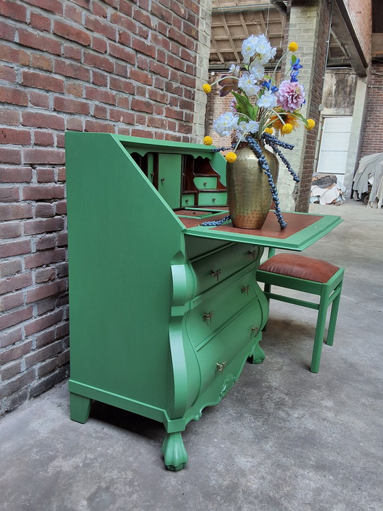 Image 1 of Sekretärschreibtisch, Bauchschrank