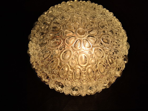 Image 1 of Plafonnier vintage conçu par Helena Tynell pour le fabricant allemand Glashütte Limburg, vers 60/70