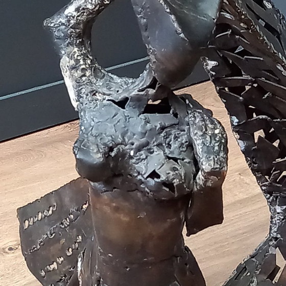 Image 1 of Sculpture en bronze vintage unique et spéciale