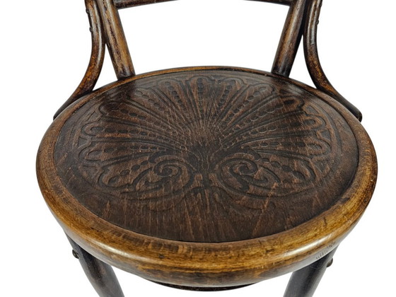 Image 1 of Mundus + J&J Kohn LTD - bistro chair -gebogen hout -  Polen - 1900