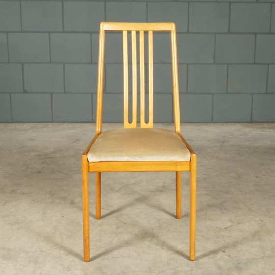 Image 1 of Set van 6 eetkamerstoelen – Lübke – jaren 70
