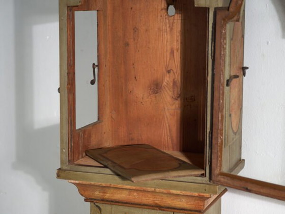Boîtier d'horloge de parquet ancien en pin peint – Europe Centrale, circa 1850 – Pendules, Iron, Glass (photo 38 of 40)