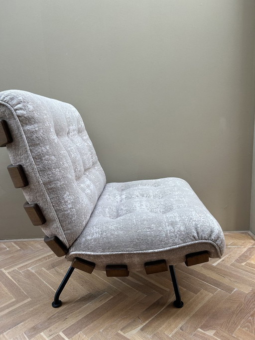 Tacchini Costela fauteuil - Italiaans designicoon in walnoot