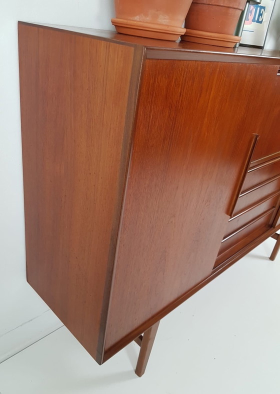 Image 1 of Vintage teak houten wandkast | buffetkast deens kast