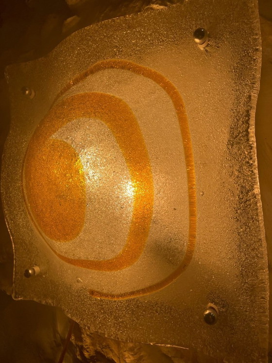 Image 1 of Lámpara de pared Mazzega de cristal de Murano, Italia, 1970