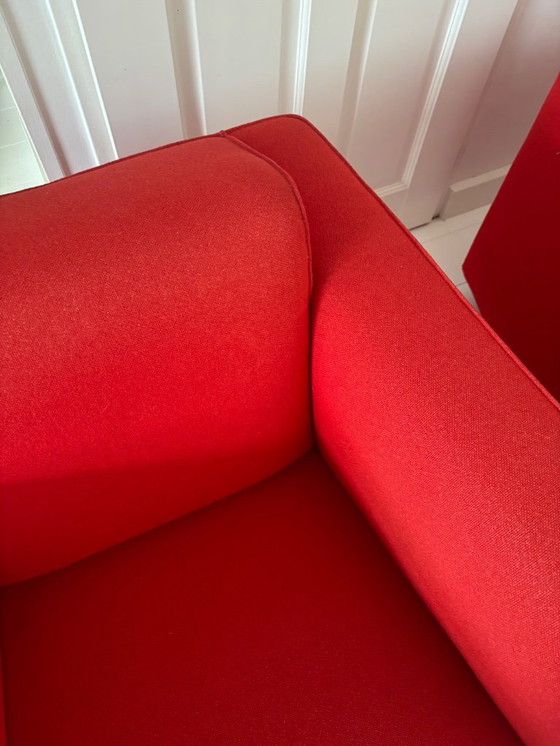 Image 1 of 2 x armchair Design on stock red (price each, chair may also be sold individually)