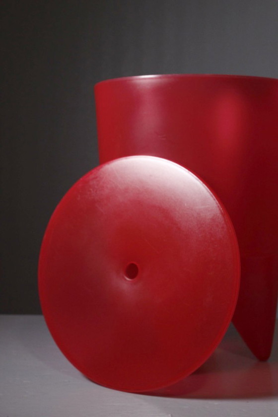 Image 1 of Philippe Starck - "Bubu 1st" stool, 1991 XO edition, translucent red