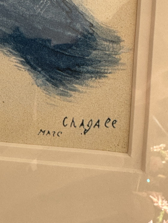Image 1 of Mark Chagall - Les Compagnons de Charlot, unique lithograph