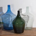 Damigiane in vetro antiche (c.1920). Set di 3 pezzi #4 – Bicchieri e caraffe, Glass (photo 6 of 10)