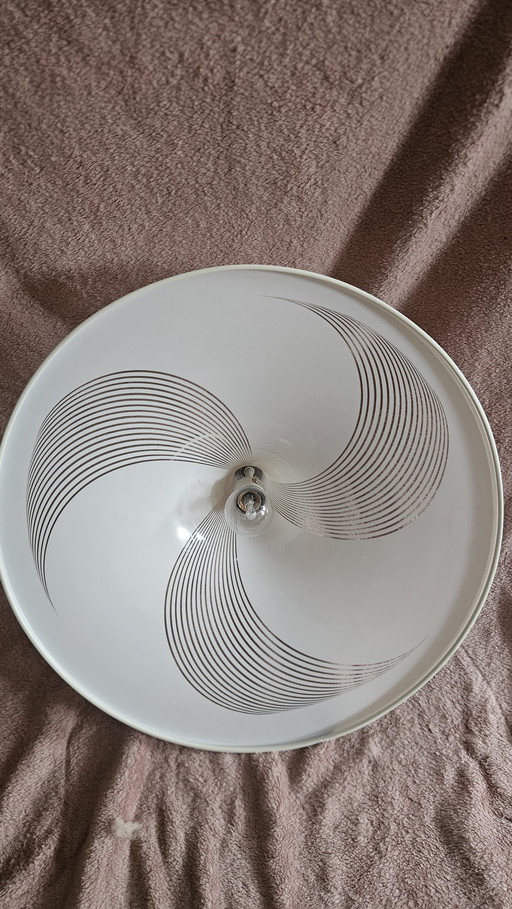 Lampada a sospensione in plastica "cappello da strega" Massive anni '80