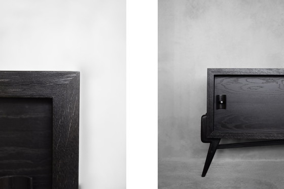 Image 1 of Vintage dark oak sideboard, 1960