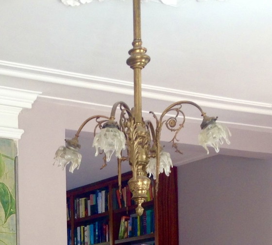 Image 1 of Fantastico lampadario Art Déco