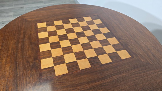 Image 1 of Art Deco Schaak/Pokertafel