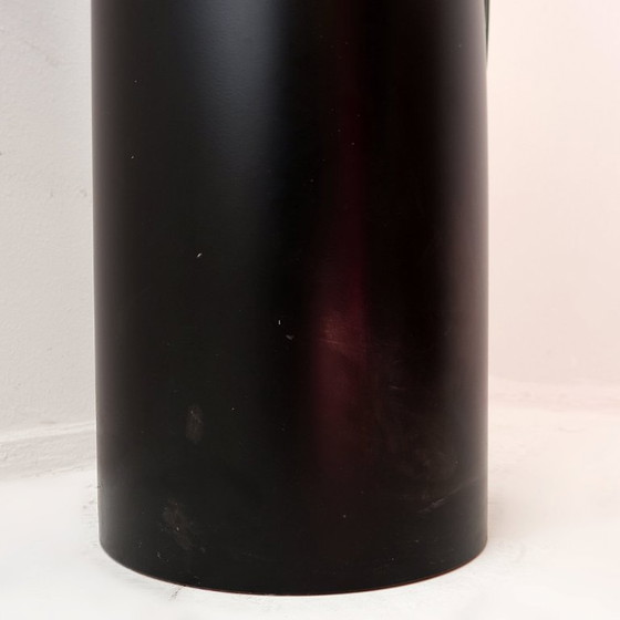 Image 1 of Specchio a figura intera vintage nero a forma di rossetto - anni '80