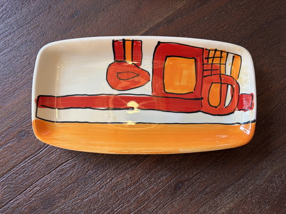 Image 1 of Retro serveerschalen, vintage