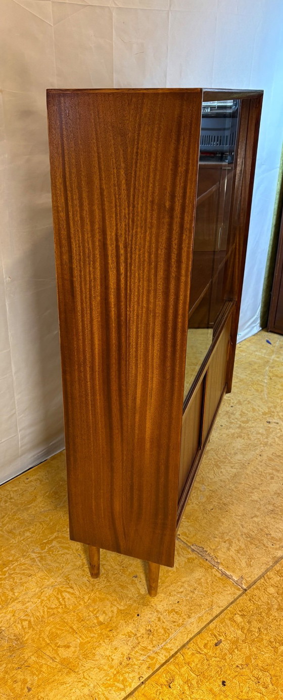 Image 1 of Mid Century Retro Teak Bookcase / Display Cabinet by Herbert E. Gibbs Circa 1960 Danish Design Scandinavian Influence British Qu