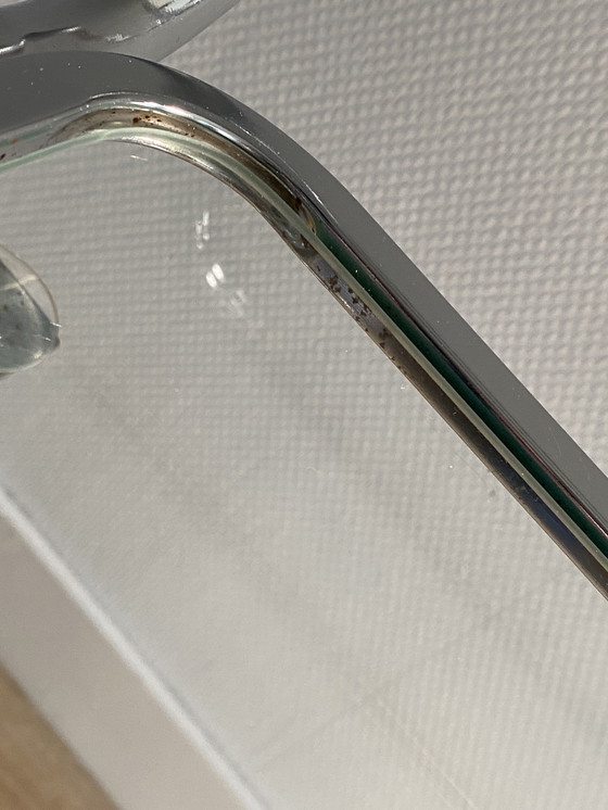 Image 1 of Small vintage trolley drinks cart serving trolley stainless steel / glass