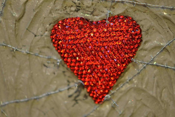 Image 1 of Materialarbeit, signiert von Vincenzo Marega 1